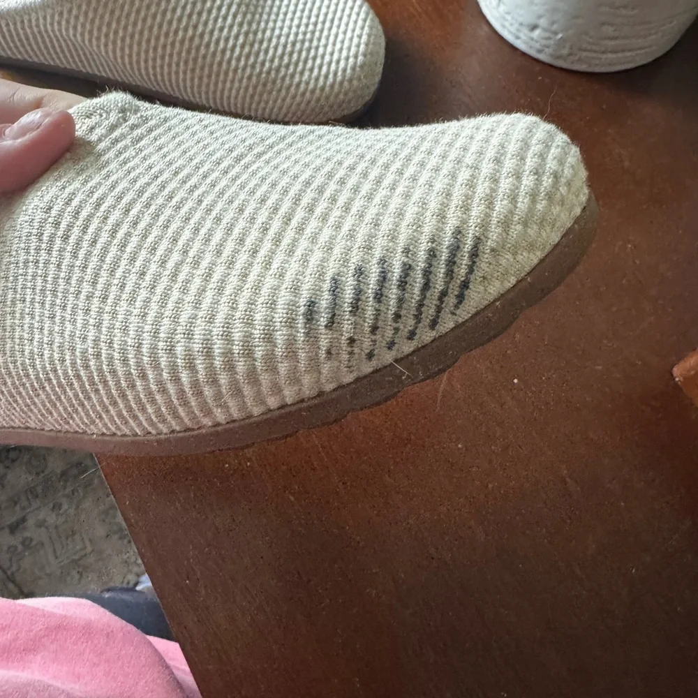 Rothy's Beige Knit Mules - Picture 4 of 5